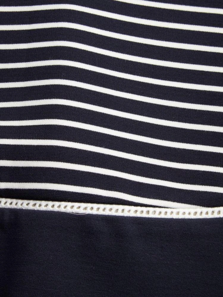 商品Kate Spade|Kate Spade New York - Stripe Ponte Fit-&-Flare Dress,价格¥458,第3张图片详细描述