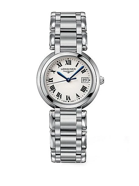 商品Longines|PrimaLuna Quartz Stainless Steel Watch,价格¥8845,第1张图片