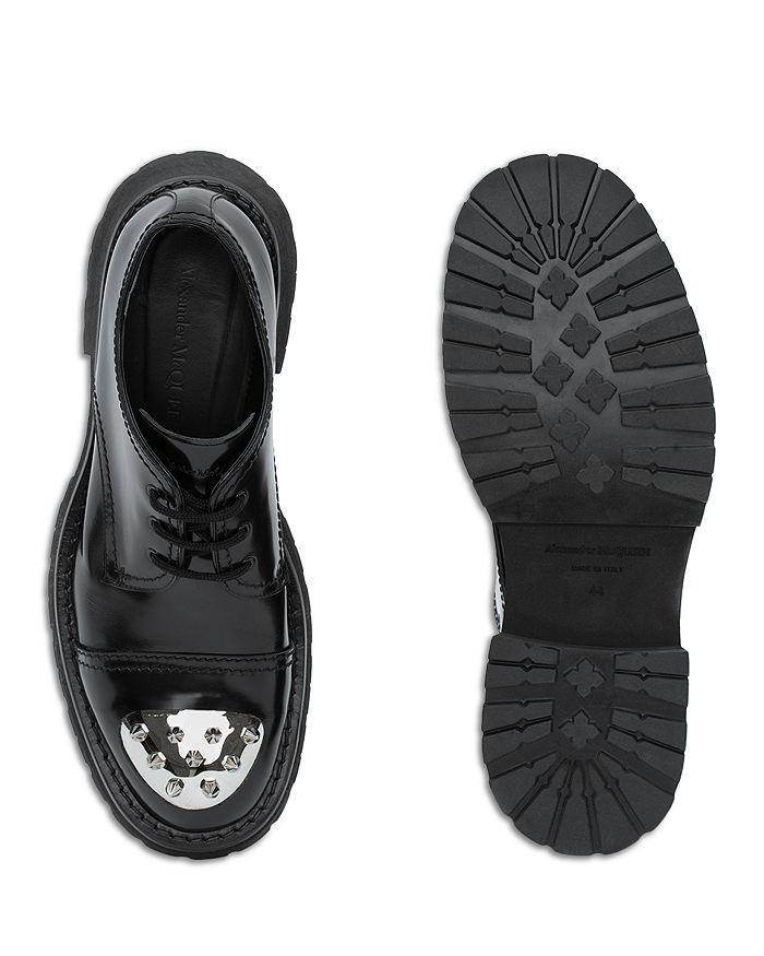 商品Alexander McQueen|Men's Leather Upper & Rubber Sole Dress Shoes,价格¥2703,第4张图片详细描述