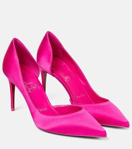商品Christian Louboutin|Iriza 85真丝缎布高跟鞋,价格¥8225,第1张图片