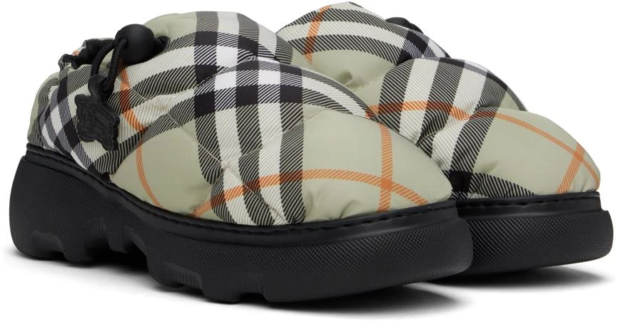 商品Burberry|Green Check Nylon Pillow Loafers,价格¥3321,第4张图片详细描述