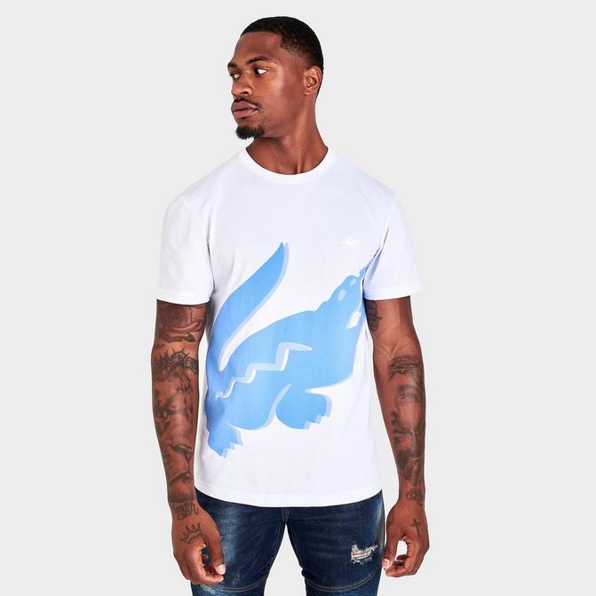 Men's Lacoste Crocodile Print Short-Sleeve T-Shirt商品第1张图片规格展示