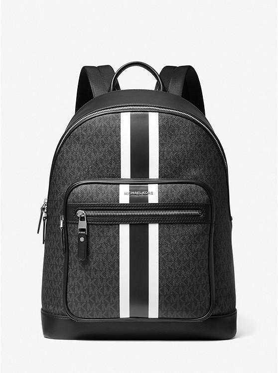商品Michael Kors|Hudson Logo Stripe Backpack,价格¥1478,第1张图片