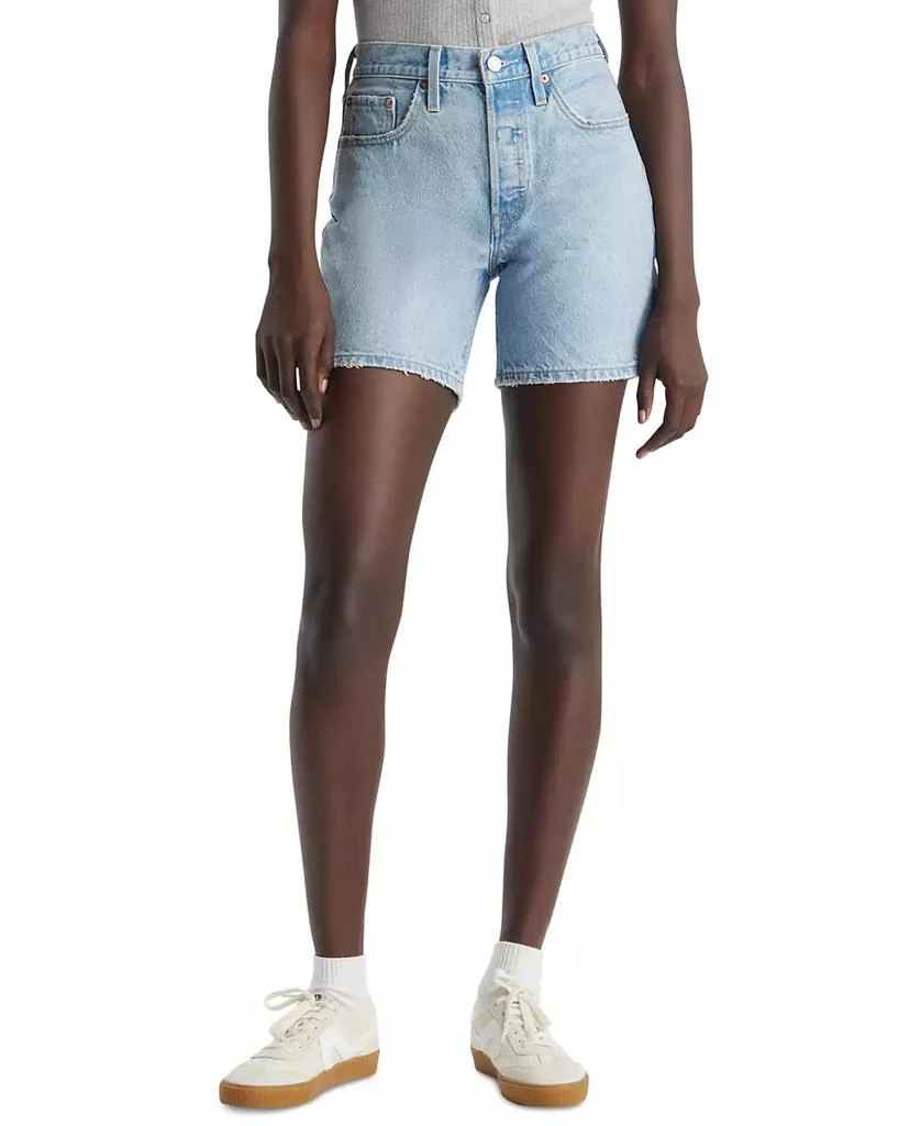 商品Levi's|501® Mid-Thigh High Rise Straight Fit Denim Shorts,价格¥224,第1张图片