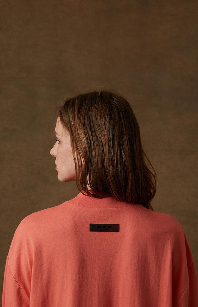 Women's Coral Long Sleeve T-Shirt商品第5张图片规格展示