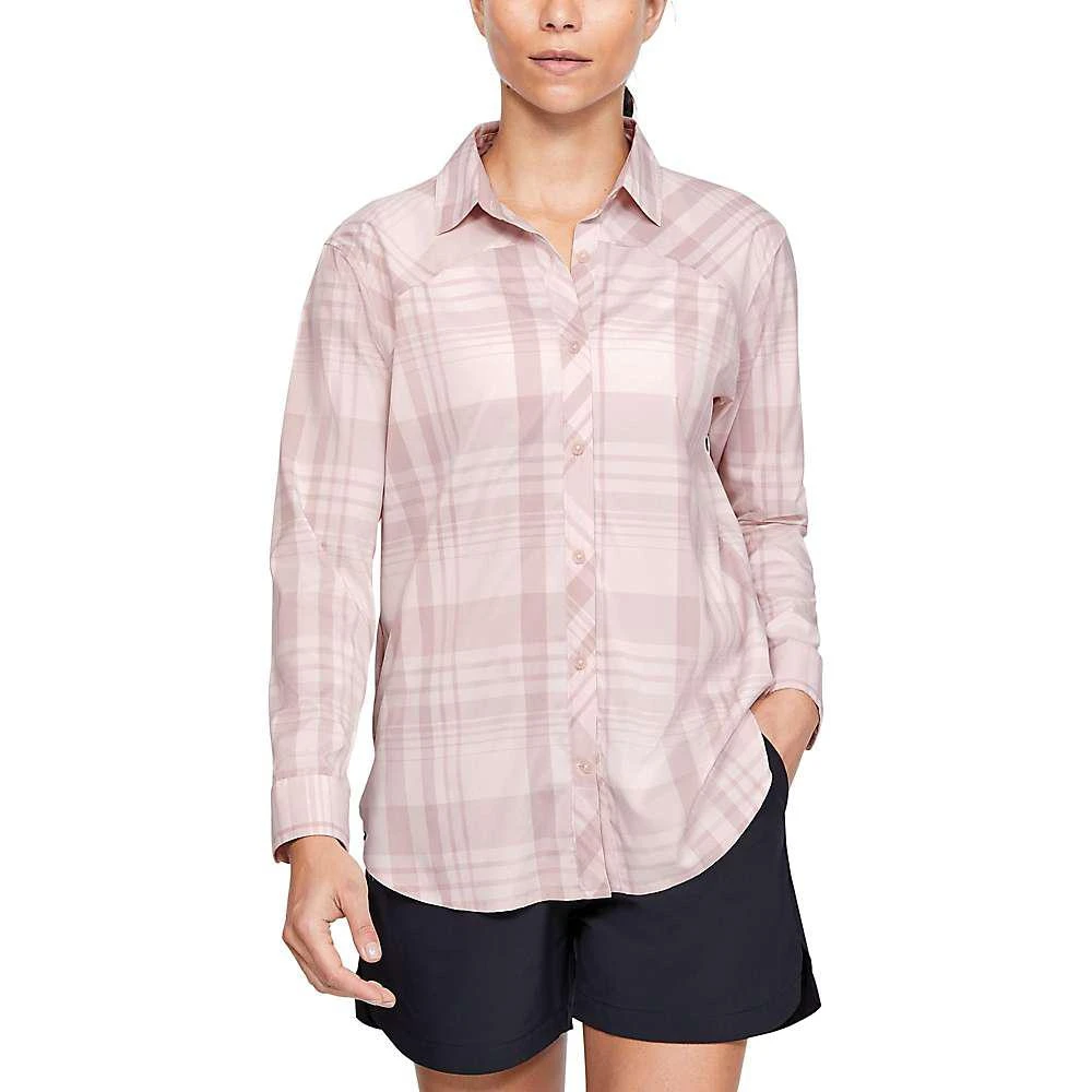 商品Under Armour|Under Armour Women's High Tide Plaid LS Shirt,价格¥331,第3张图片详细描述