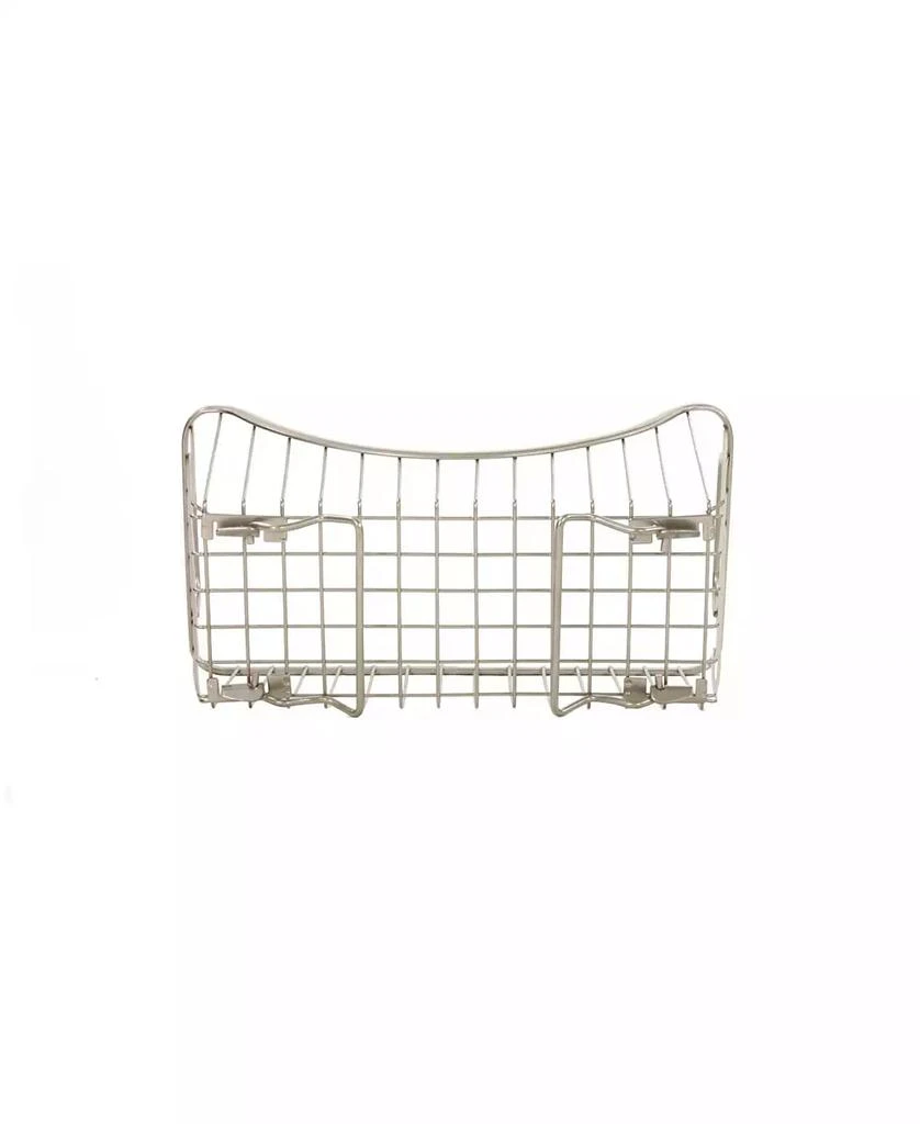 商品Spectrum|Diversified Ashley Stackable Wire Basket with Raised Feet and Looped Handles, Small,价格¥155,第4张图片详细描述