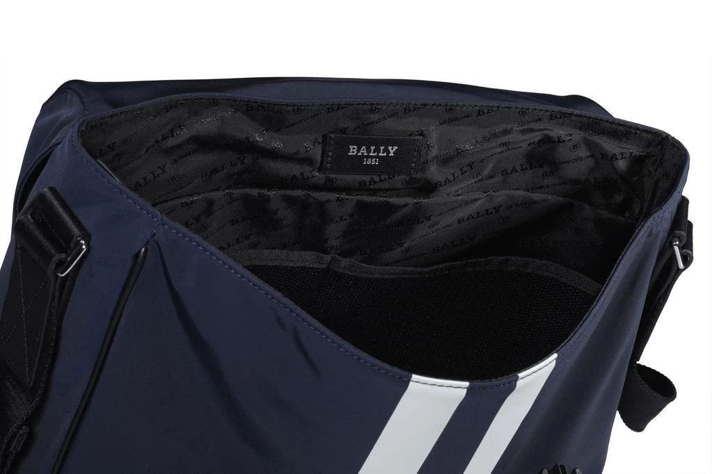 商品Bally|Bally Logo Printed Stripe Detailed Messenger Bag,价格¥3450,第4张图片详细描述