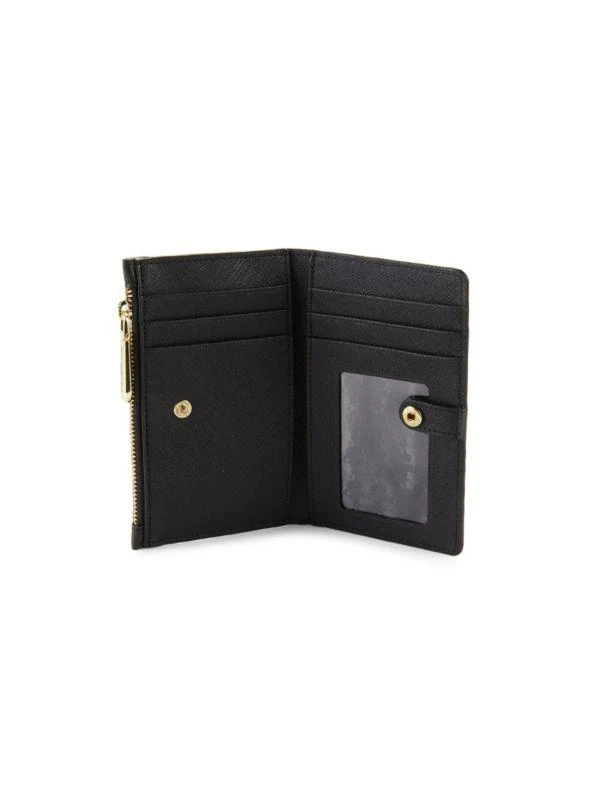 商品Karl Lagerfeld Paris|Faux Leather Logo Appliqué Bi-Fold Wallet,价格¥278,第2张图片详细描述