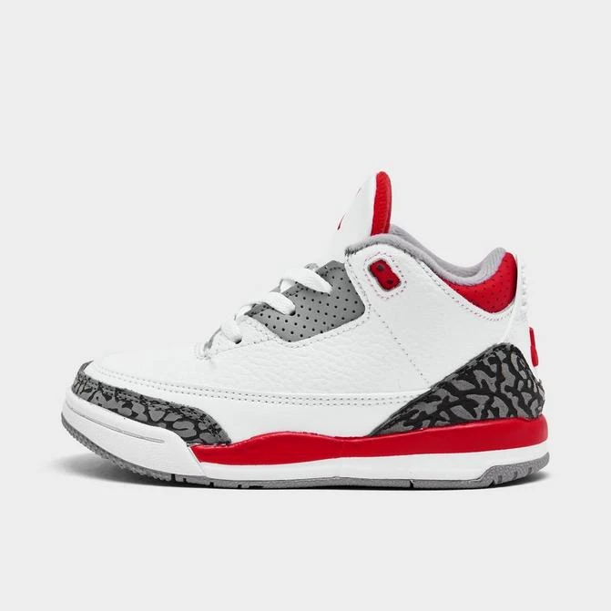 商品Jordan|Kids' Toddler Air Jordan Retro 3 Basketball Shoes,价格¥521,第1张图片