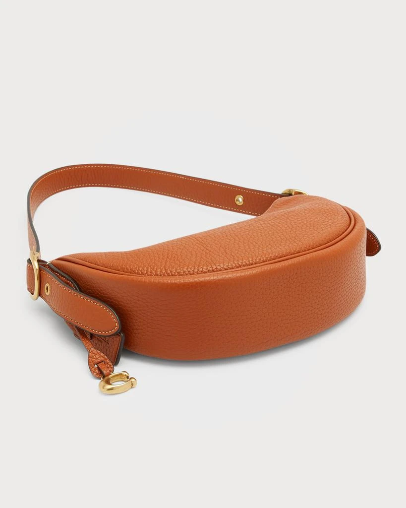 Luna Zip Pebble Leather Shoulder Bag 商品