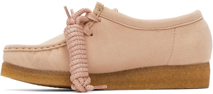 商品Clarks|Pink Faux-Suede Wallabee Oxfords,价格¥685,第3张图片详细描述