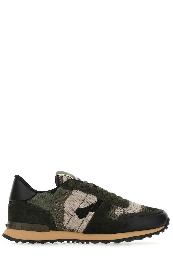 商品Valentino|Valentino Garavani Camouflage Rockrunner Lace-Up Sneakers,价格¥3073,第1张图片