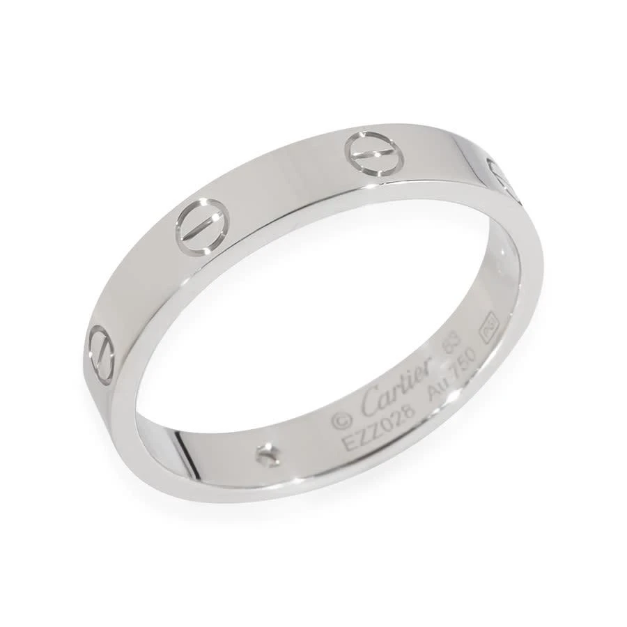 商品[二手商品] Cartier|Pre-Owned Cartier Love Diamond Wedding Band in 18k White Gold 0.02 CTW,价格¥12808,第1张图片