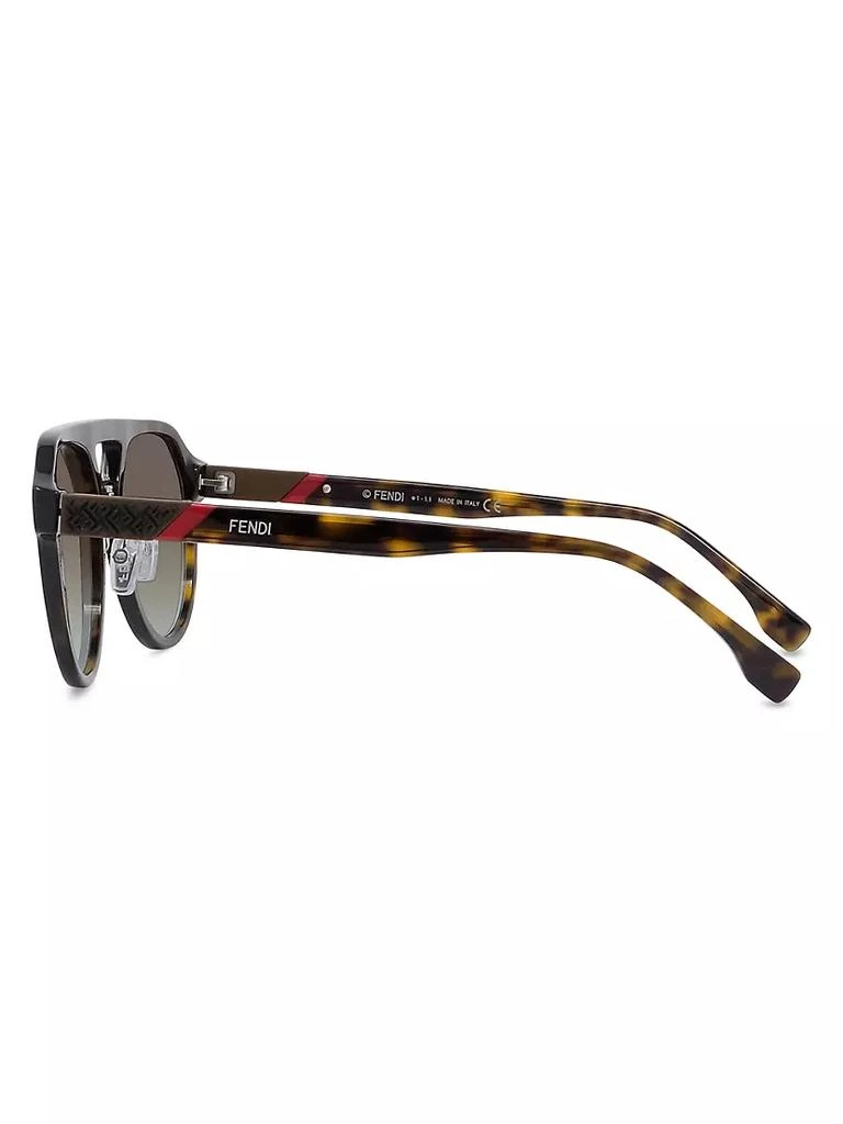 商品Fendi|54MM Pilot Polished Sunglasses,价格¥3206,第4张图片详细描述