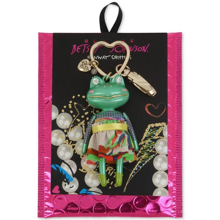 商品Betsey Johnson|Gold-Tone Green Frog Keychain,价格¥79,第2张图片详细描述