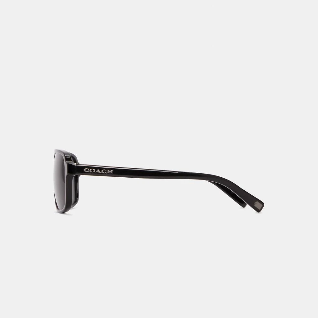 商品Coach|Coach Outlet Signature Pilot Sunglasses,价格¥693,第2张图片详细描述