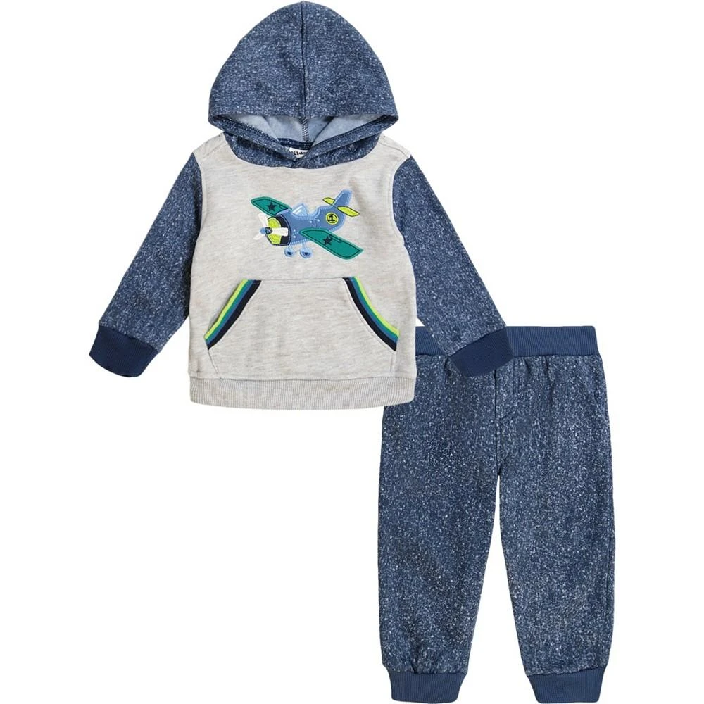 商品KIDS HEADQUARTERS|Baby Boys Fleece Heather Hoodie and Joggers, 2 Piece Set,价格¥115,第1张图片