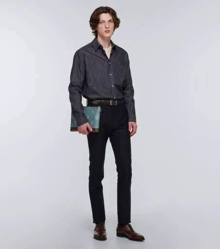 Nino GM帆布皮革手拿包 商品