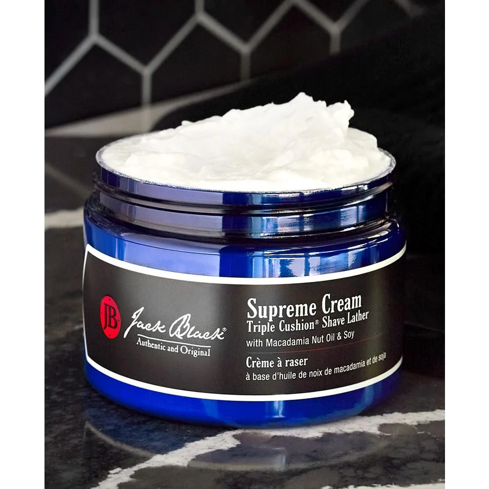 商品Jack Black|Supreme Cream Triple Cushion® Shave Lather, 9.5 oz,价格¥218,第2张图片详细描述