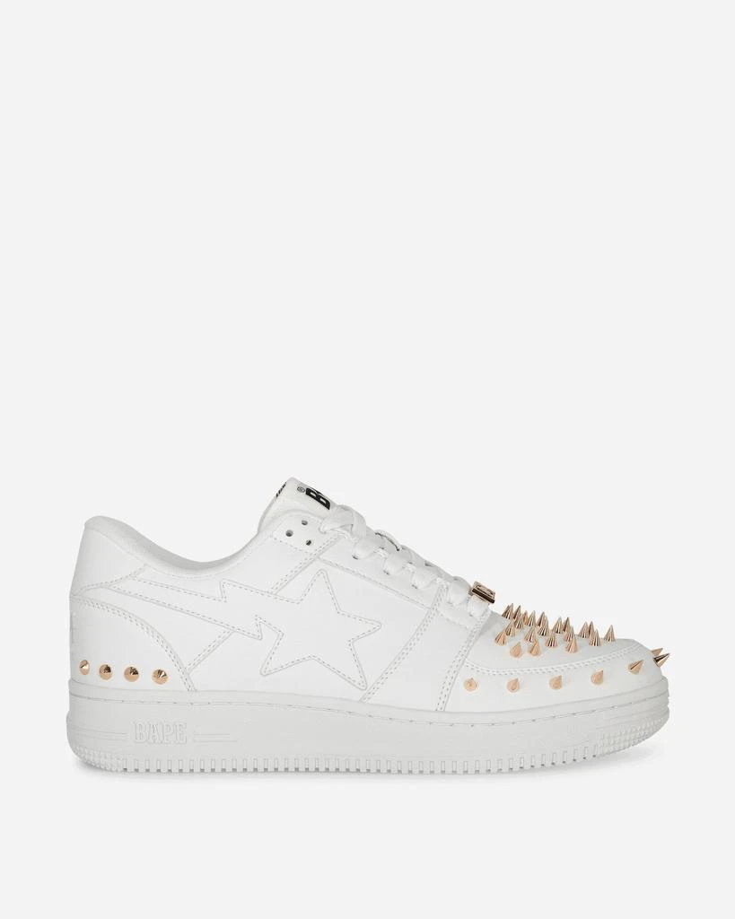 商品A Bathing Ape|Studded BAPE STA Low M1 Sneakers White,价格¥1361,第1张图片