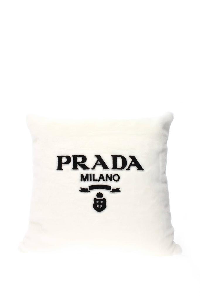 商品Prada|Gift ideas pillow Eco Fur White Black,价格¥3409,第1张图片