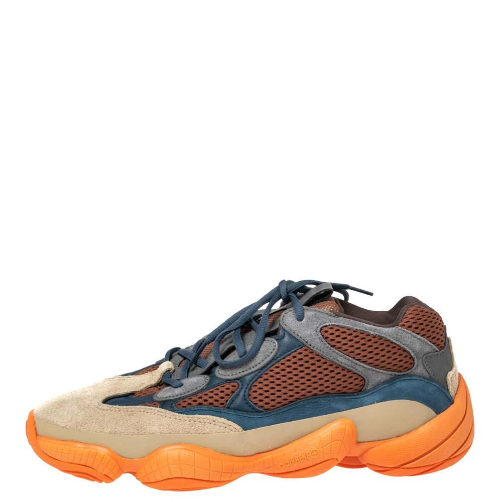 商品YEEZY|Yeezy x Adidas Multicolor Mesh And Suede 500 Enflame Sneakers Size 45 1/3,价格¥2220,第2张图片详细描述