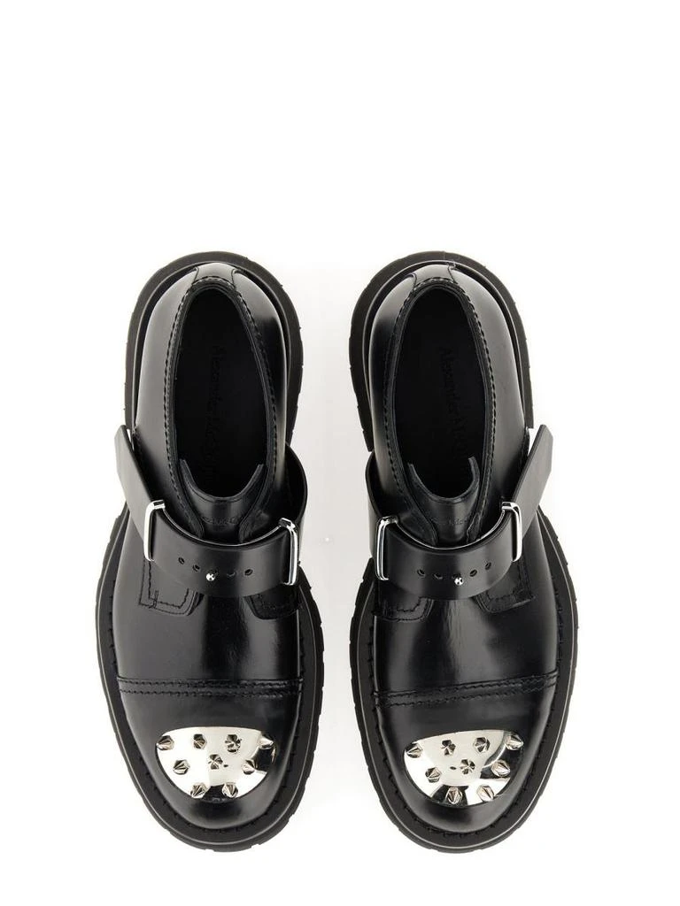 商品Alexander McQueen|ALEXANDER MCQUEEN STUDDED DERBY LOAFER,价格¥5331,第2张图片详细描述