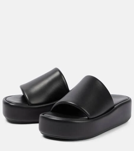 商品Balenciaga|Rise皮革厚底凉拖鞋,价格¥2977,第5张图片详细描述