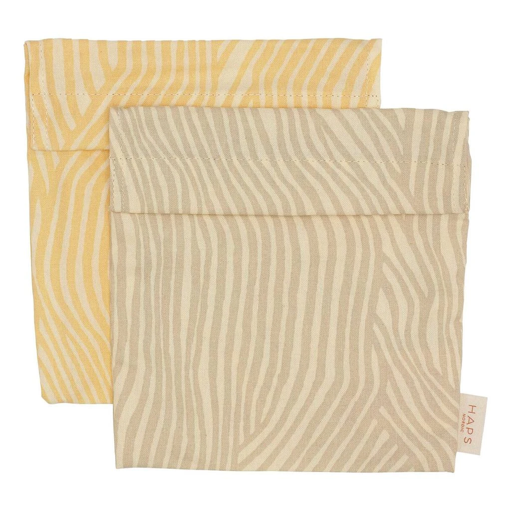 商品The Hut|Haps Nordic Sustainable Cotton Sandwich Bags - Summer Wave,价格¥79,第1张图片
