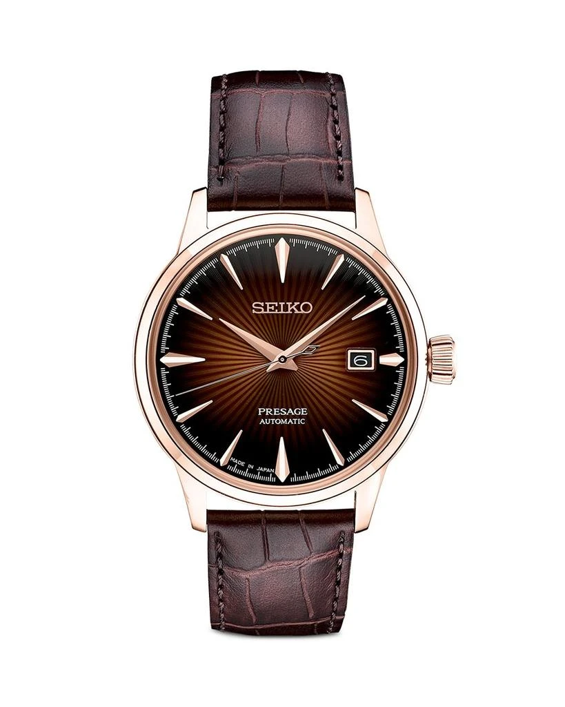 商品Seiko|Seiko Presage Watch, 40.5mm,价格¥3684,第1张图片