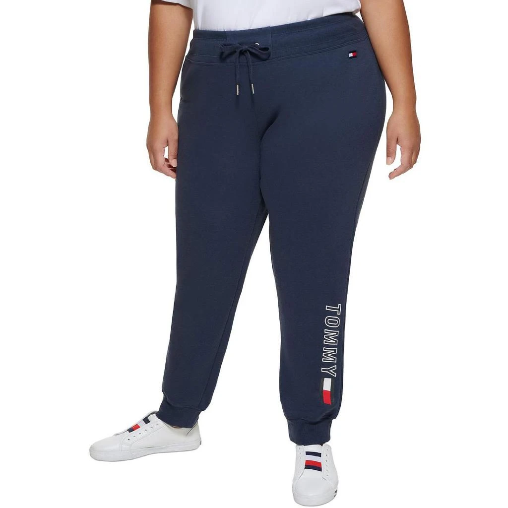 商品Tommy Hilfiger|Tommy Hilfiger Sport Womens Plus Fleece Jogger Sweatpants,价格¥123,第1张图片