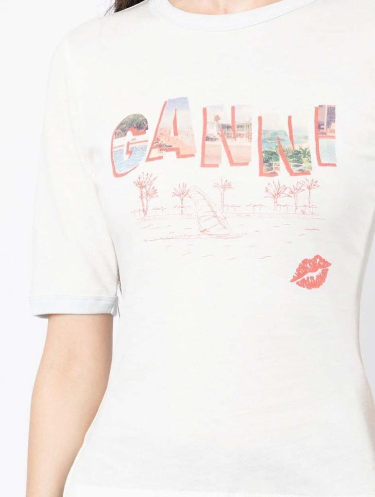 商品Ganni|Logo t-shirt,价格¥352,第6张图片详细描述