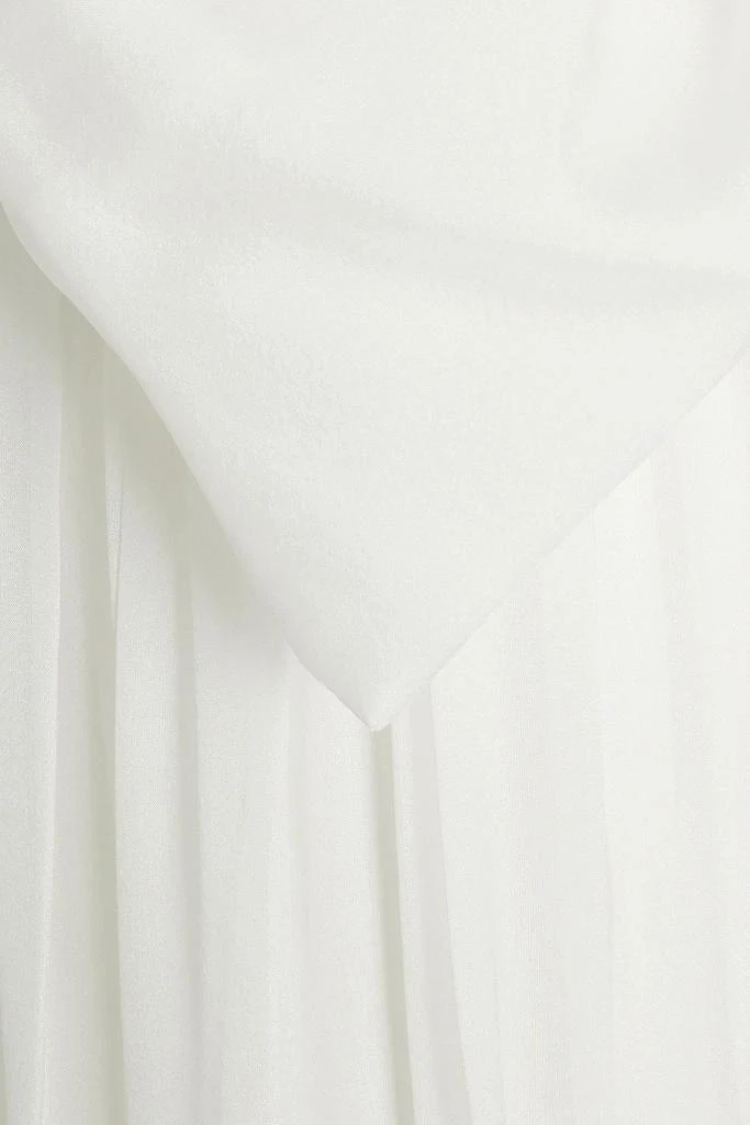 商品CAROLINE CONSTAS|Strapless gathered silk-chiffon maxi dress,价格¥3749,第2张图片详细描述