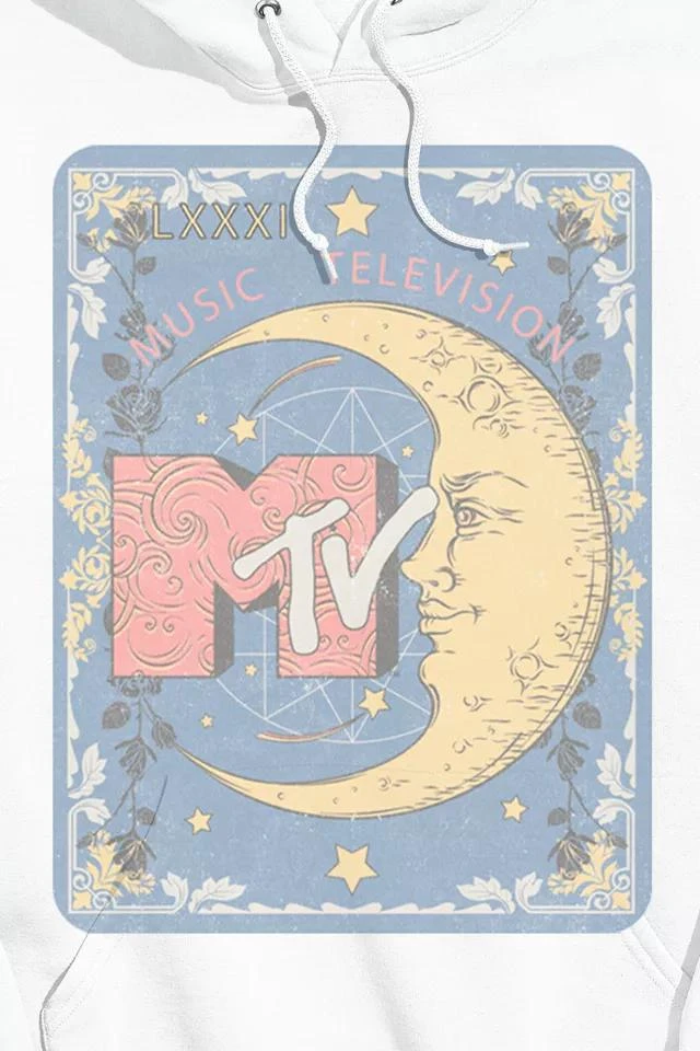 商品Urban Outfitters|MTV Tarot Card Logo Hoodie Sweatshirt,价格¥536,第2张图片详细描述