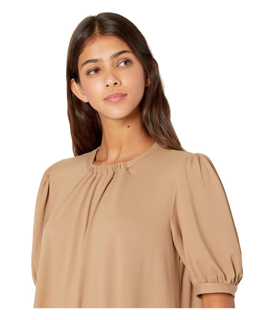 商品Susana Monaco|Puff Sleeve Gathered Band Top,价格¥253,第3张图片详细描述