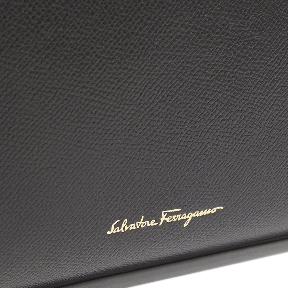 Salvatore Ferragamo 菲拉格慕 女士黑色皮质手提包  21G925-684042 商品