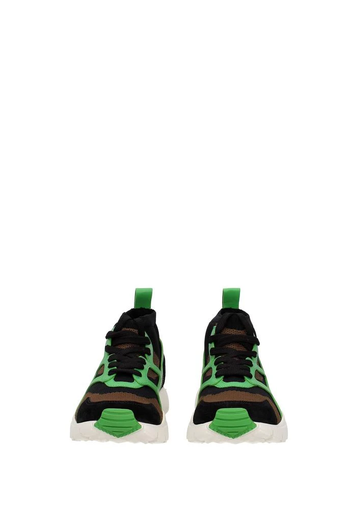 商品Valentino|Sneakers Fabric Black Green,价格¥1875,第3张图片详细描述