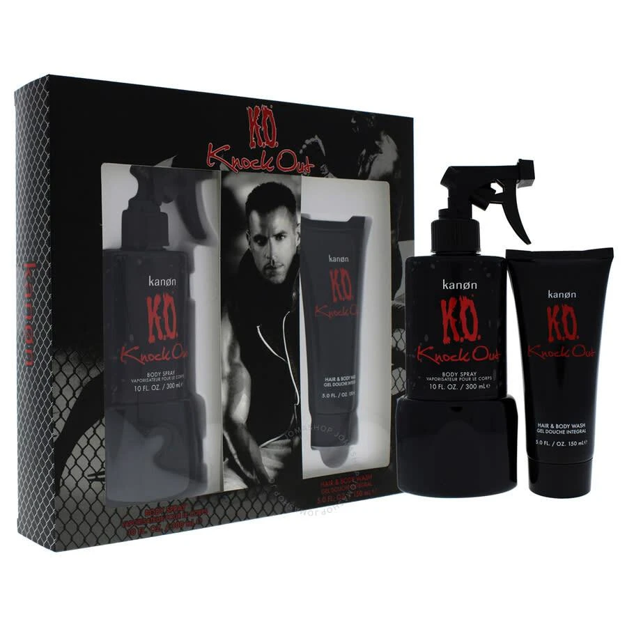 商品kanon|K.O. Knock Out by Kanon for Men - 2 Pc Gift Set 10oz Body Spray,价格¥105,第1张图片