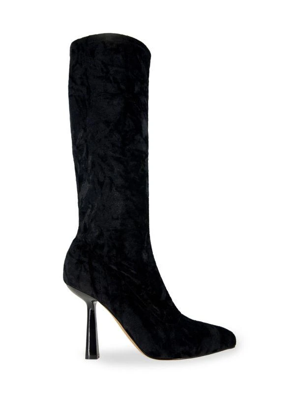 商品BCBG|Isra Velvet Tall Boots,价格¥563,第1张图片