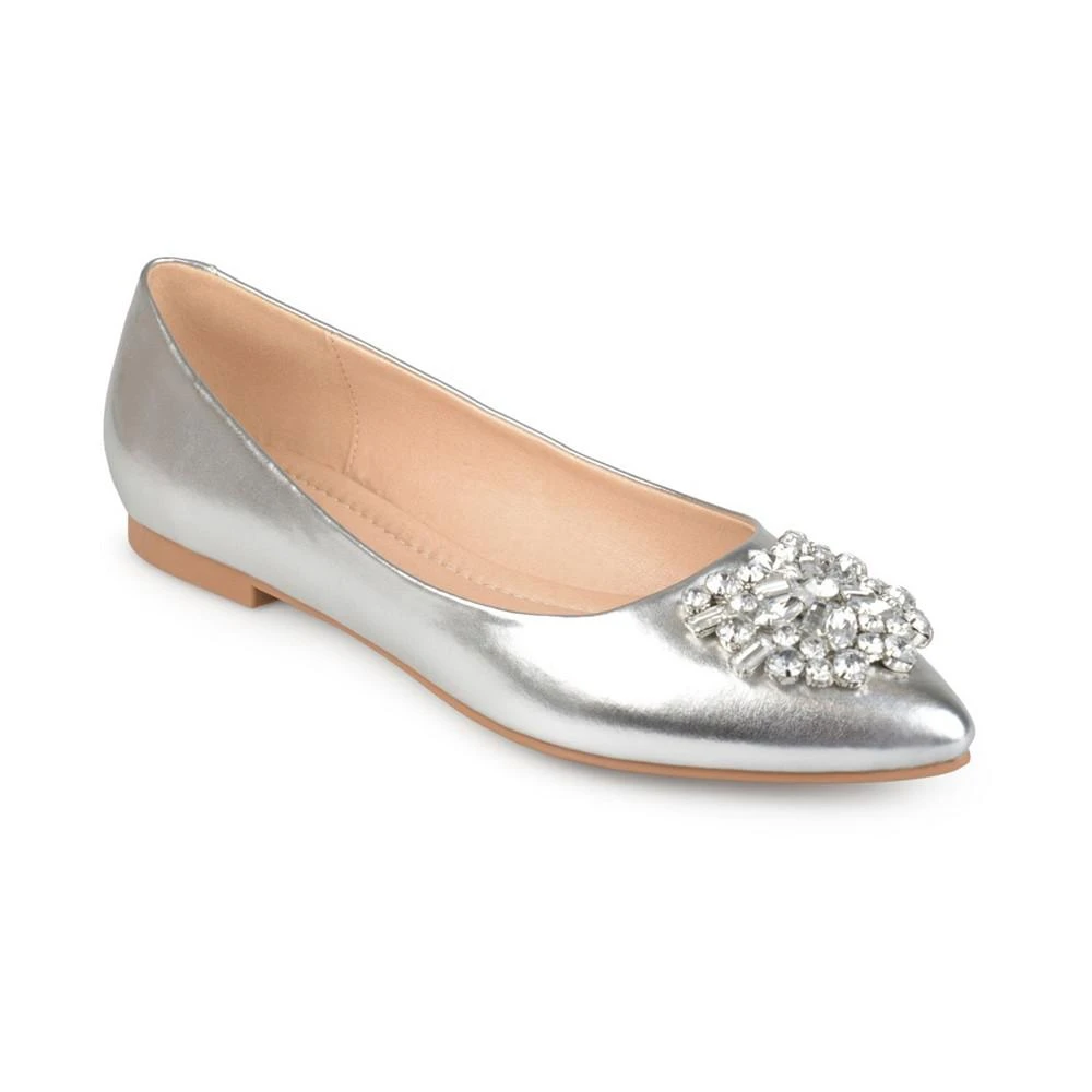 商品Journee Collection|Women's Renzo Jeweled Flats,价格¥397,第1张图片