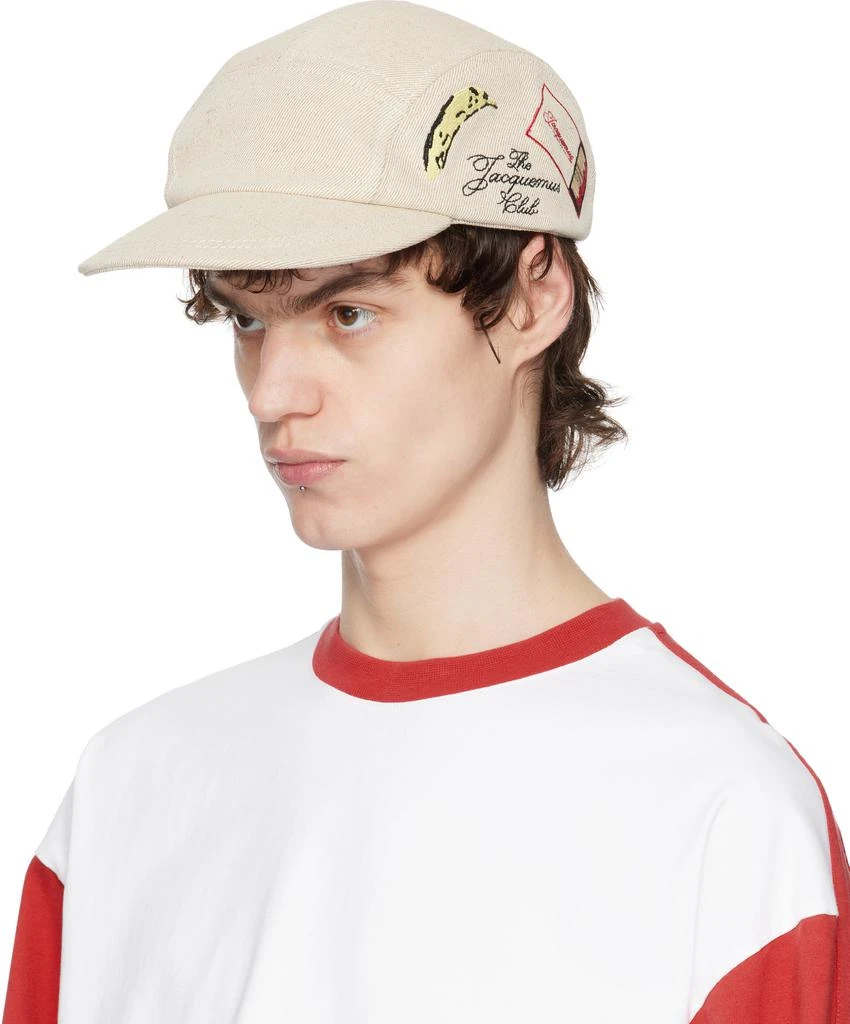 商品Jacquemus|米色 La Casquette Liga 棒球帽,价格¥1624,第4张图片详细描述
