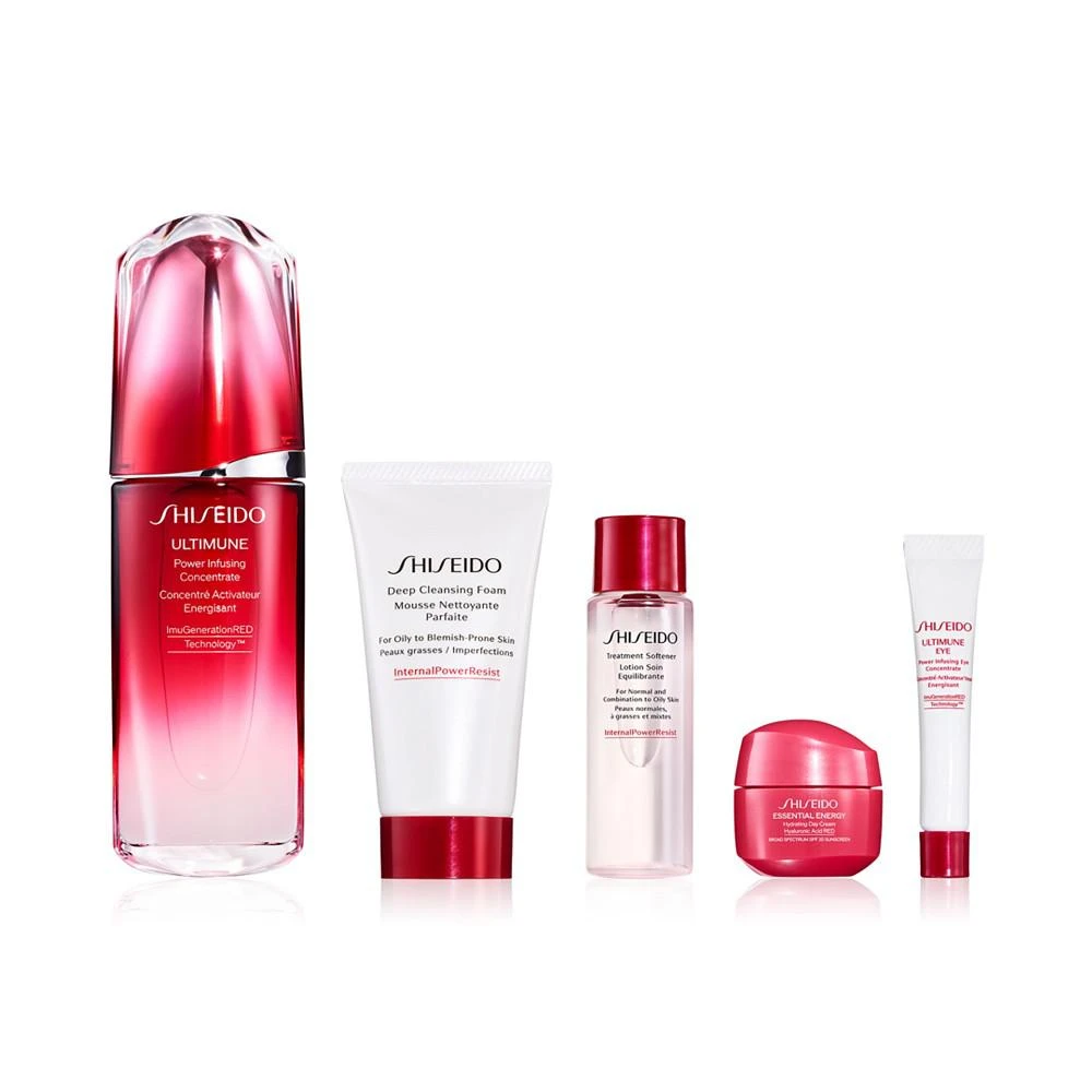 商品Shiseido|5-Pc. Ultimune Radiance & Hydration Skincare Set,价格¥1047,第3张图片详细描述