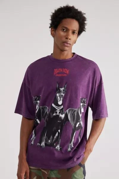 商品Urban Outfitters|Death Row Records Doberman Tee,价格¥307,第1张图片