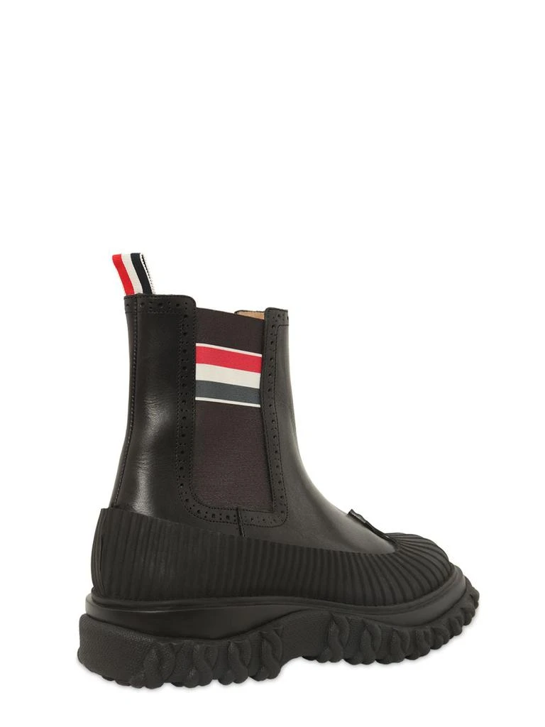 商品Thom Browne|Chelsea Longwing Leather Boots,价格¥3681,第3张图片详细描述