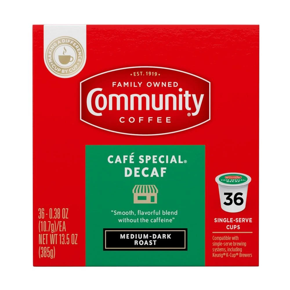 Cafe Special Decaf Medium-Dark Roast Single Serve Pods, Keurig K-Cup Brewer Compatible, 144 Ct 商品