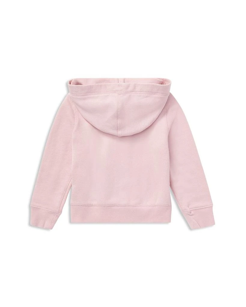 商品Ralph Lauren|Girls' French Terry Zip-Up Hoodie - Little Kid, Big Kid,价格¥367,第2张图片详细描述