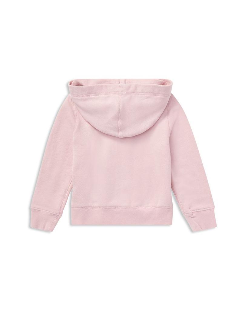 商品Ralph Lauren|Girls' French Terry Zip-Up Hoodie - Little Kid, Big Kid,价格¥394,第4张图片详细描述