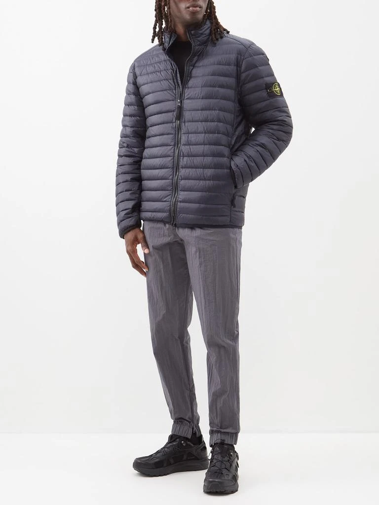 商品Stone Island|Logo-patch quilted down coat,价格¥4139,第2张图片详细描述