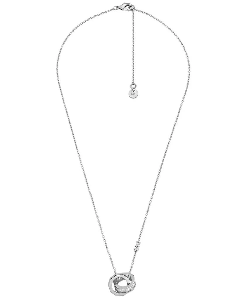 商品Michael Kors|Brass Baguette Interlocking Pendant Necklace,价格¥361,第2张图片详细描述